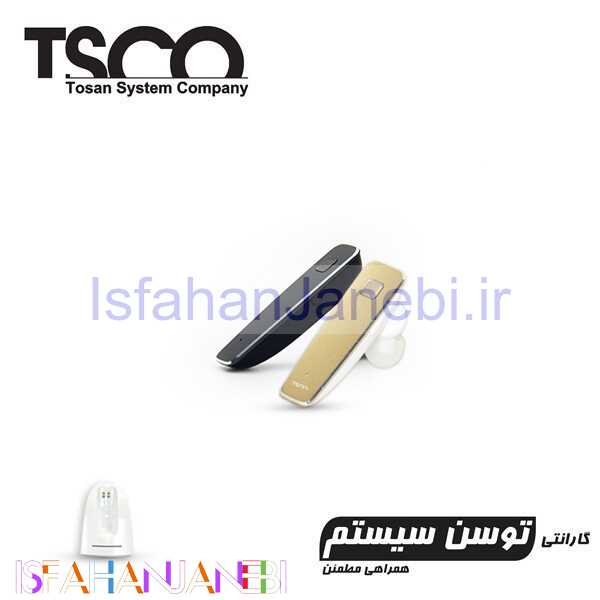 اصفهان جانبی-هدست بلوتوث TSCO TH-5328 + پایه شارژ مخصوص ماشین