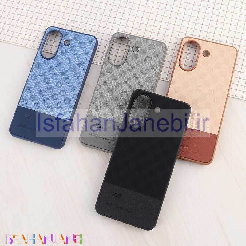 اصفهان جانبی-قاب چرمی HDCI شیائومی Redmi 13C / Poco C65 دو تکه طرح دار