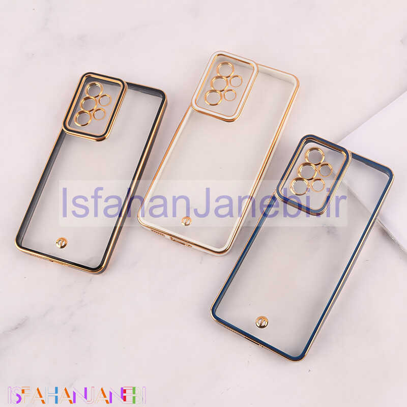 اصفهان جانبی-قاب ژله ای سامسونگ Galaxy A53 5G دور رنگی محافظ لنزدار