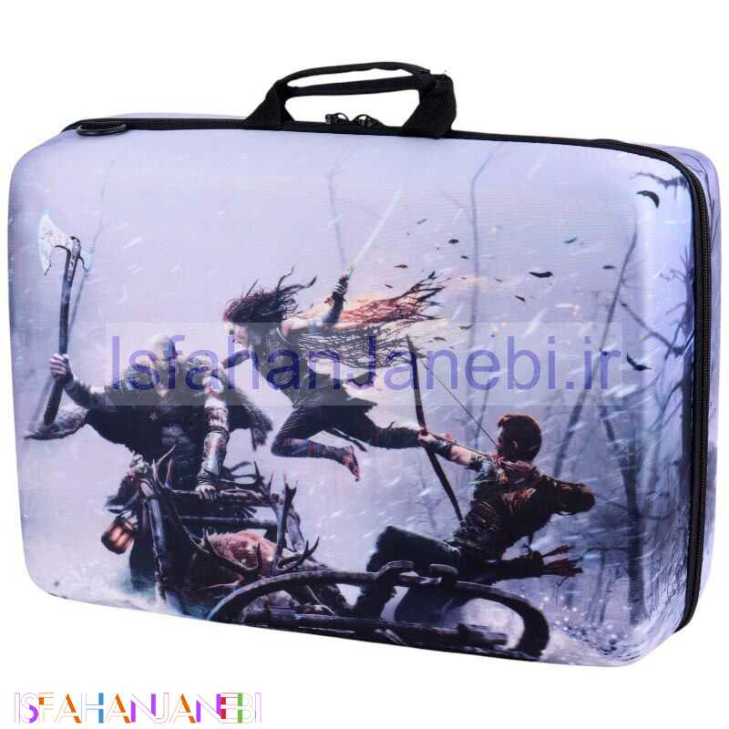 اصفهان جانبی-کیف کنسول بازی PS5 طرح God of War Ragnarok کد 3