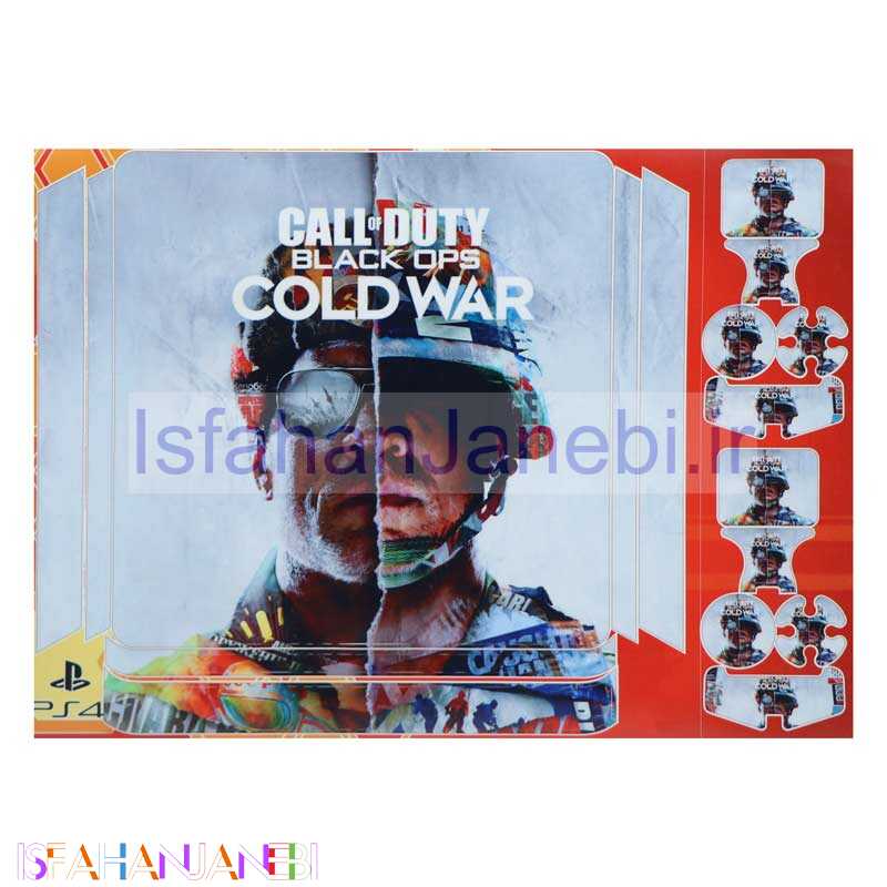 اصفهان جانبی-اسکین پلی استیشن 4 اسلیم طرح Call Of Duty Cold War