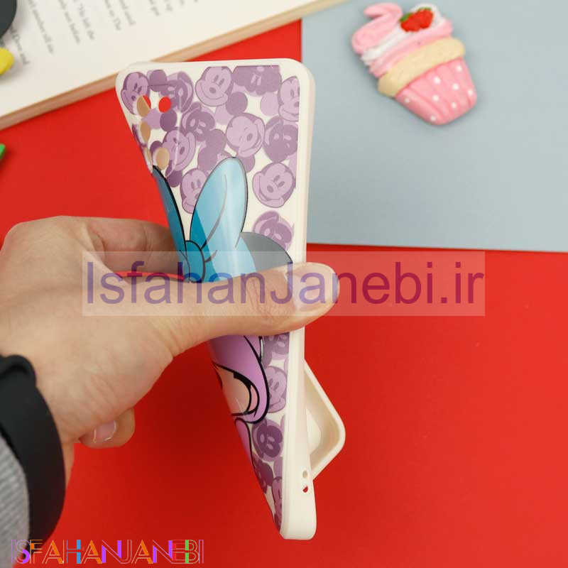 اصفهان جانبی-قاب سیلیکونی سفید محافظ لنزدار طرح میکی موس 2 سامسونگ Samsung Galaxy A31
