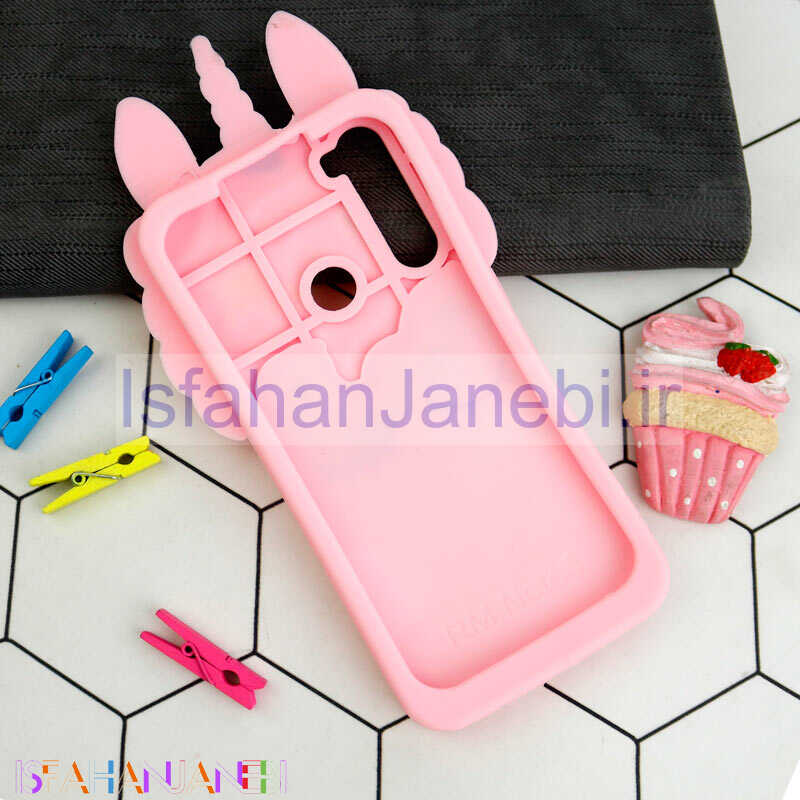 اصفهان جانبی-قاب سیلیکونی آکواریومی یونیکورن Xiaomi Redmi Note 8