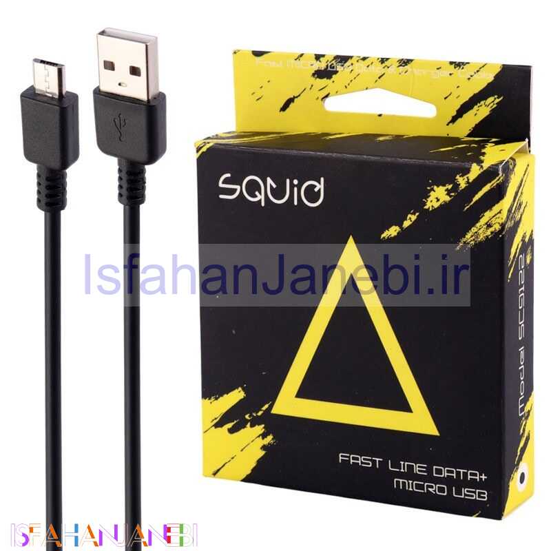 اصفهان جانبی-کابل میکرو یو اس بی Squid SC9122 3A 1m