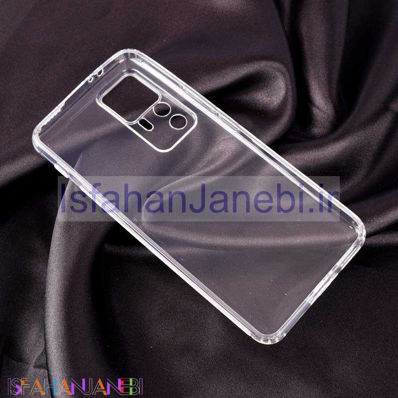 اصفهان جانبی-قاب ژله ای ساده بی رنگ محافظ لنزدار Xiaomi 12T Pro