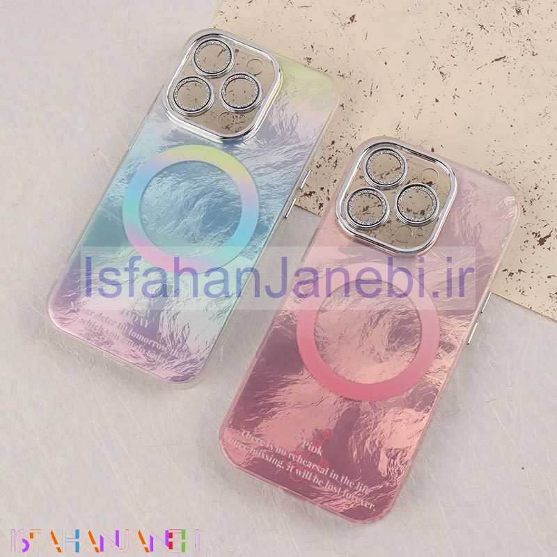 اصفهان جانبی-قاب هولوگرامی مگ سیف آیفون iPhone 16 Pro محافظ لنزدار