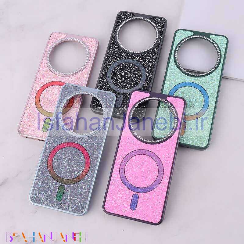 اصفهان جانبی-قاب اکلیلی شیائومی Redmi 14C / Poco C75 نگین دار طرح مگ سیف