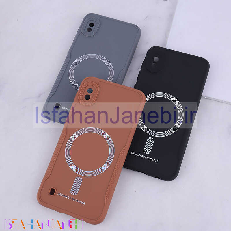 اصفهان جانبی-قاب ژله ای Design By Defender سامسونگ Galaxy A10 طرح مگ سیف محافظ لنزدار