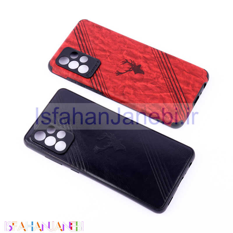 اصفهان جانبی-قاب ساده سیلیکونی چرمی محافظ لنزدار Samsung Galaxy A72