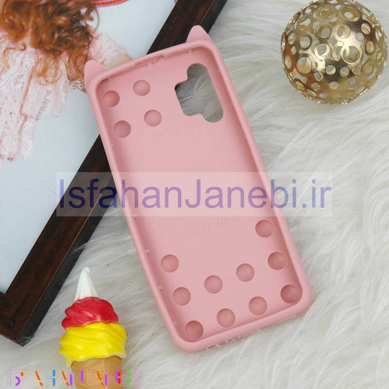 اصفهان جانبی-قاب اورجینال سیلیکونی آکواریومی Lucky Cat پاپیتی Samsung Galaxy A32 4G