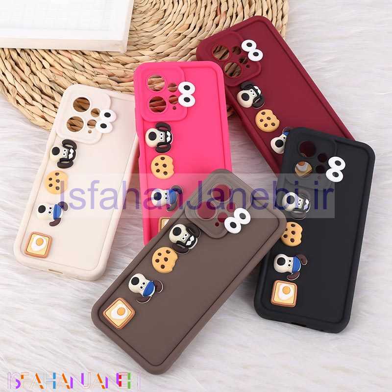 اصفهان جانبی-قاب سولید شیائومی Redmi Note 12 4G عروسک برجسته محافظ لنزدار