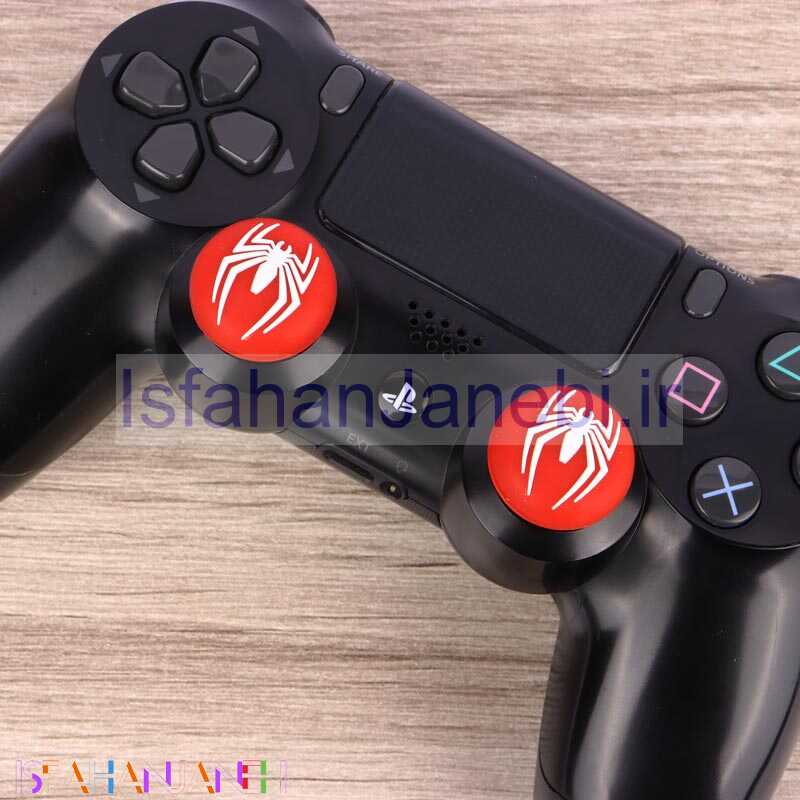 اصفهان جانبی-روکش آنالوگ دسته بازی Play Station/XBOX طرح Spider Man قرمز کد 2