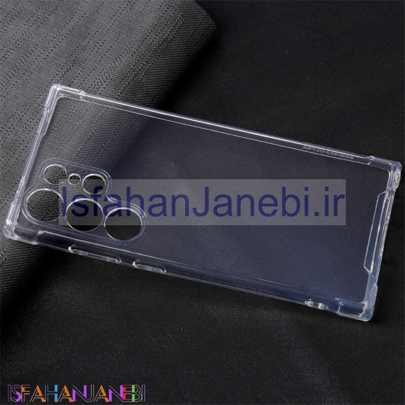 اصفهان جانبی-قاب ژله ای ضربه گیر بی رنگ محافظ لنزدار Samsung Galaxy S23 Ultra