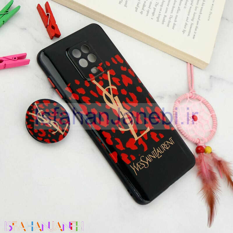 اصفهان جانبی-قاب فانتزی طرحدار محافظ لنزدار + پاپ سوکت Xiaomi Redmi Note 9s سری T