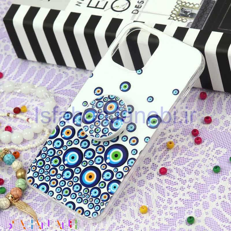 اصفهان جانبی-قاب سوپر IMD دور شفاف پاپ سوکت دار iPhone 12 Pro Max چشم نظر