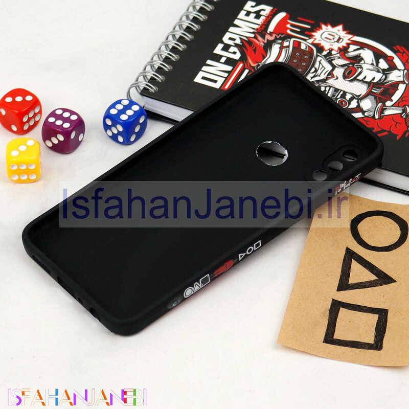 اصفهان جانبی-قاب سیلیکونی محافظ لنزدار طرح اسکویید گیم Samsung Galaxy A10s کد 9