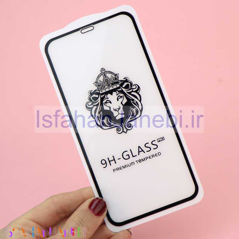 اصفهان جانبی-گلس 3D پکدار LIONSERIES آیفون iPhone XR