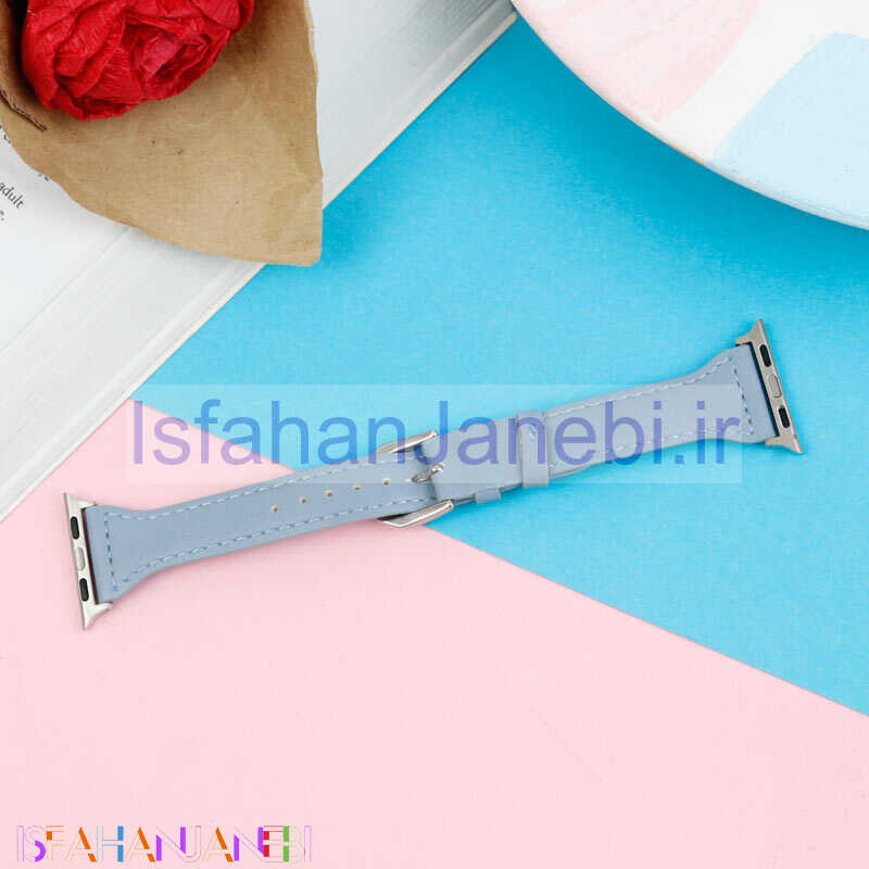 اصفهان جانبی-بند اپل واچ چرمی نازک 38/40mm