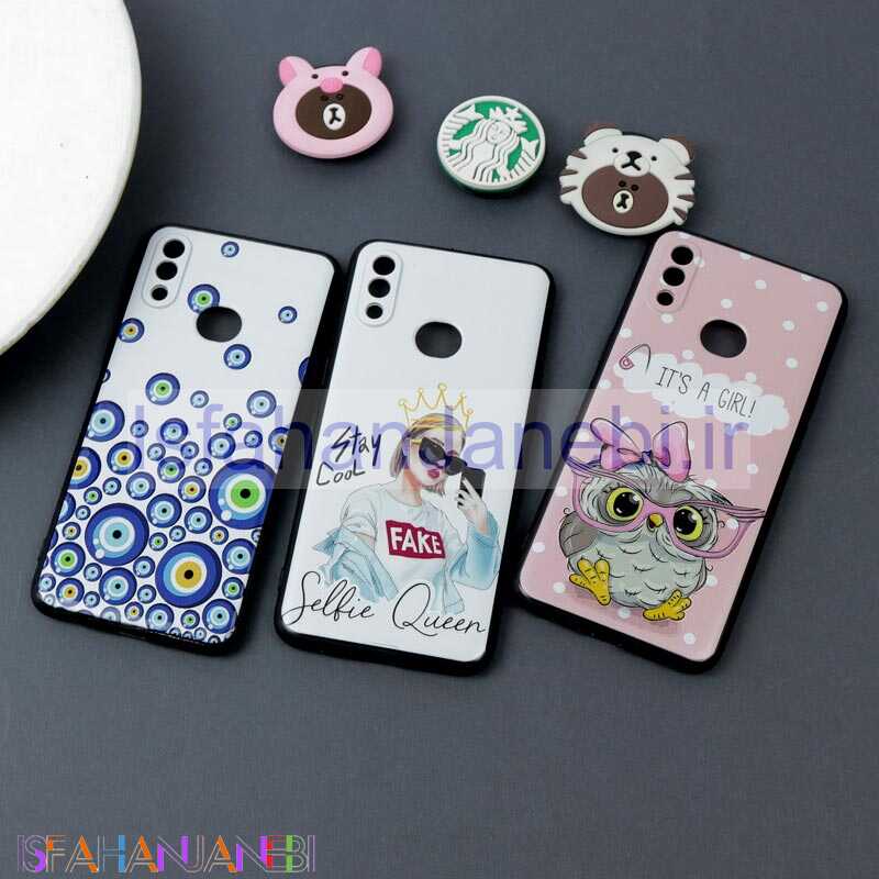 اصفهان جانبی-قاب محافظ لنز دار فانتزی برجسته دخترانه سامسونگ A10s سری 6