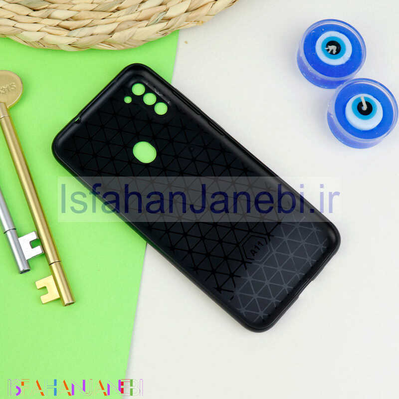 اصفهان جانبی-قاب محافظ لنزدار چرمی لاکچری Samsung Galaxy A11