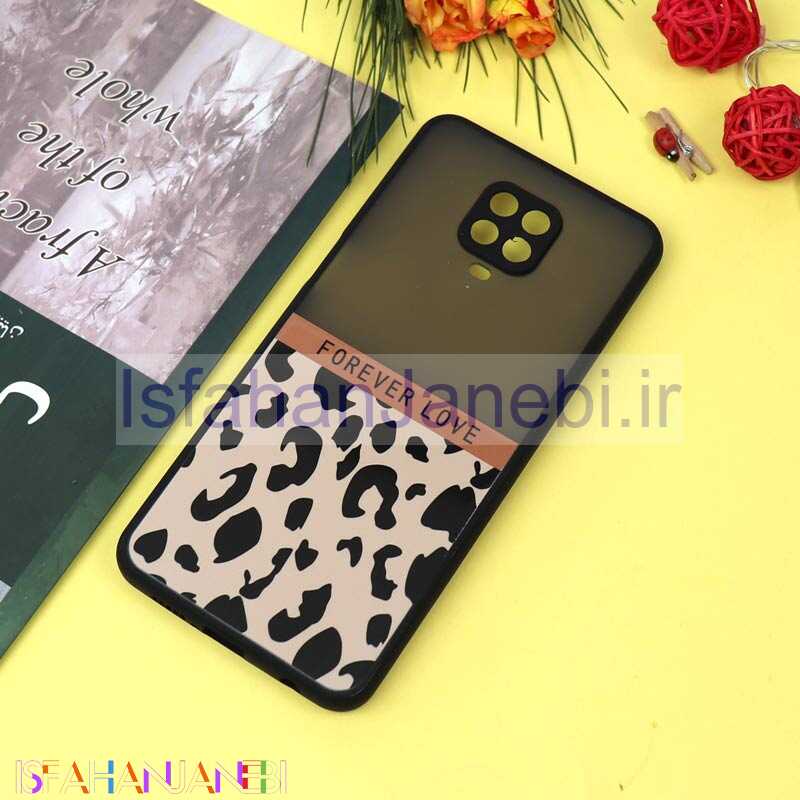 اصفهان جانبی-قاب PC مات محافظ لنزدار طرحدار پلنگی شیائومی Redmi Note 9s / Note 9 Pro