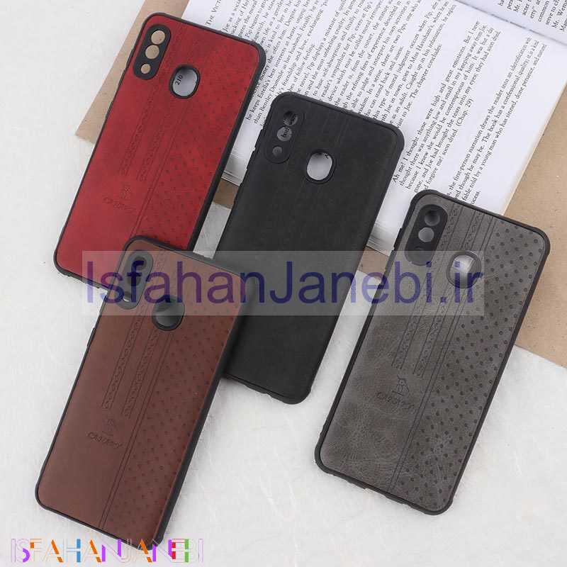 اصفهان جانبی-قاب چرمی Canary سامسونگ Galaxy A20 / A30 محافظ لنزدار