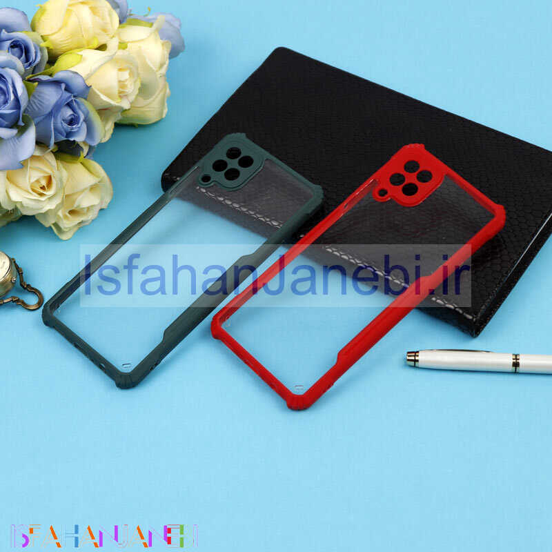 اصفهان جانبی-قاب محافظ لنزدار PC شفاف ضربه گیر Samsung A12