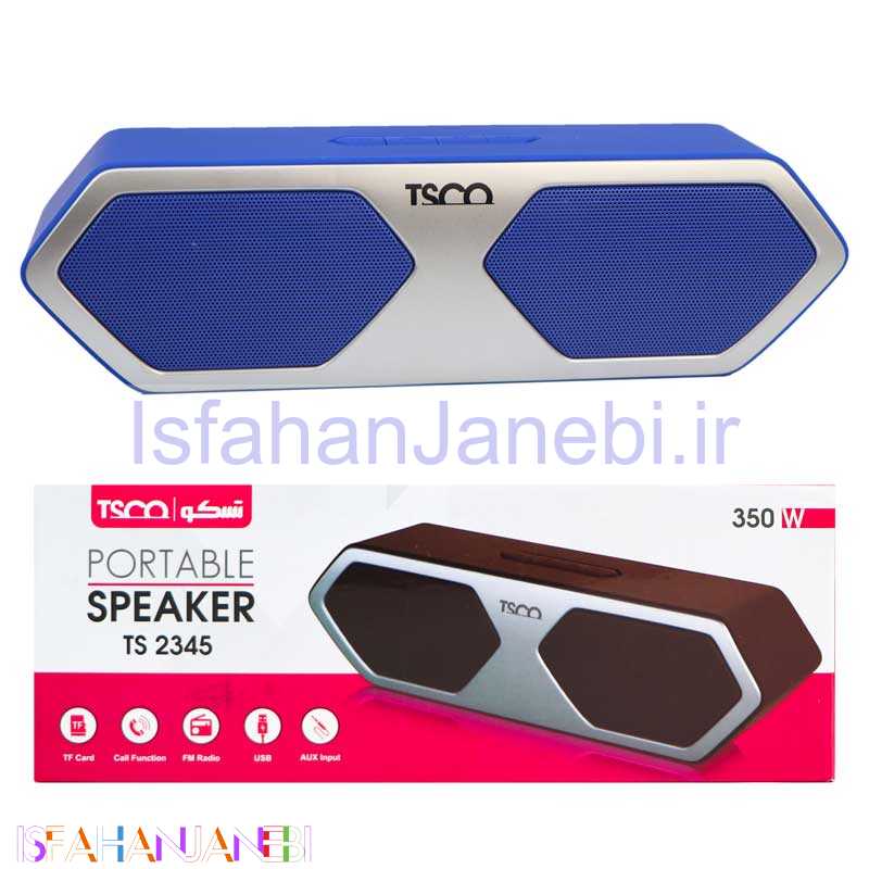 اصفهان جانبی-اسپیکر بلوتوثی رم و فلش خور TSCO TS 2345