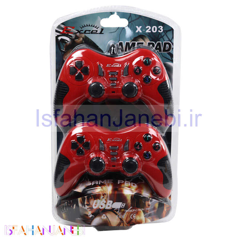 اصفهان جانبی-دسته بازی دوبل شوکدار اکسل X-203