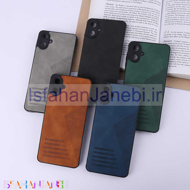 اصفهان جانبی-قاب چرمی Pro Camera سامسونگ Galaxy A06 محافظ لنزدار