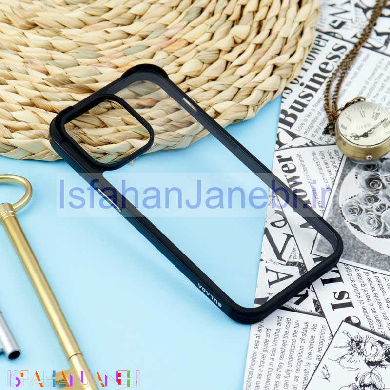 اصفهان جانبی-قاب ضد ضربه پشت شفاف Sulada آیفون iPhone 13 Pro