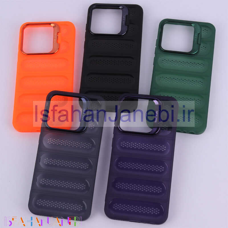 اصفهان جانبی-قاب پافر توری دار ژله ای استندشو شیائومی Redmi Note 8