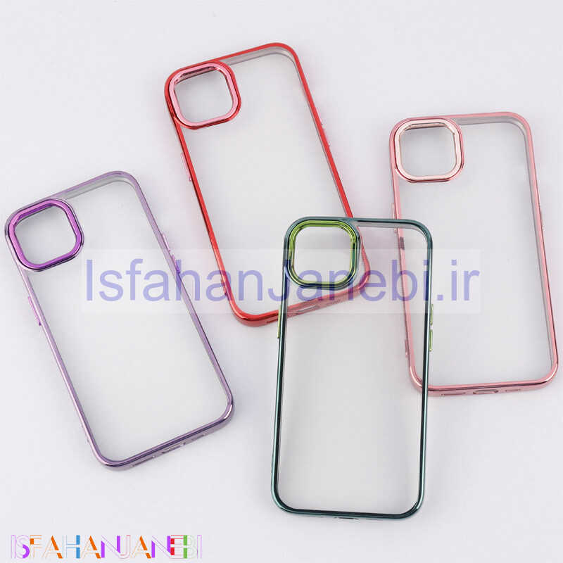 اصفهان جانبی-قاب شفاف متال ایرون ژله ای iPhone 13