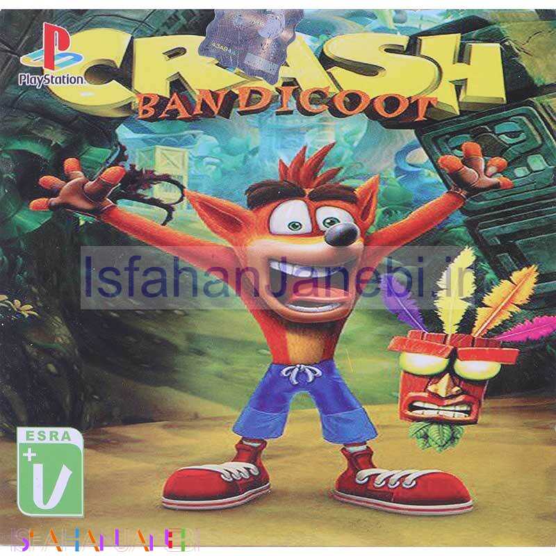 اصفهان جانبی-بازی Crash Bandicoot لوح زرین مناسب برای PS1