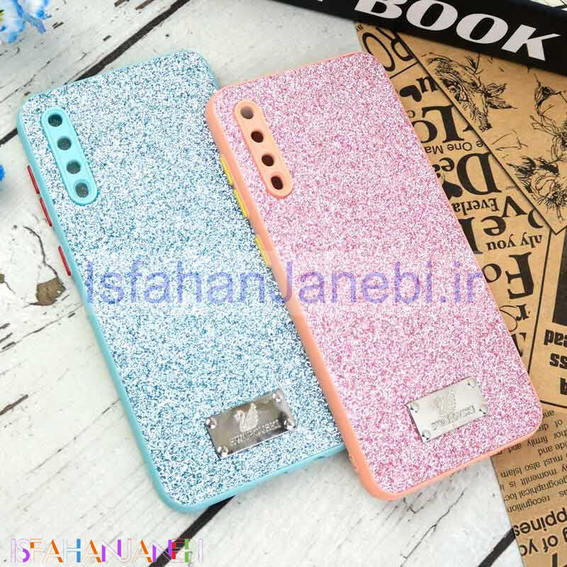 اصفهان جانبی-قاب شاینی Swarovski محافظ لنزدار Samsung Galaxy A50