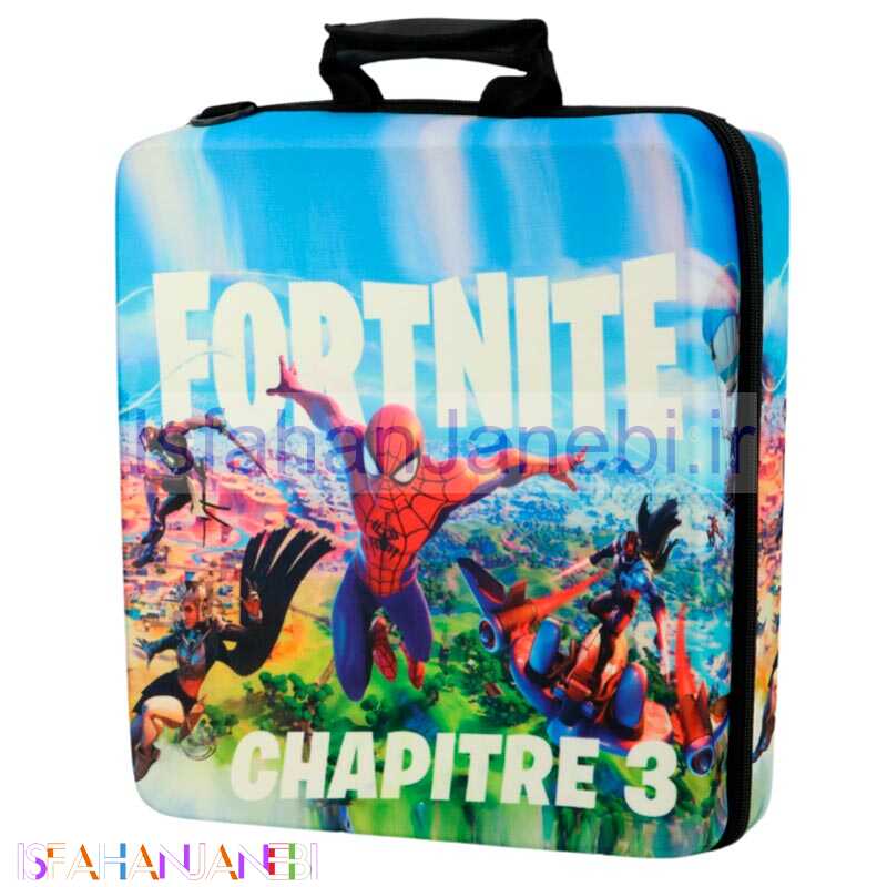اصفهان جانبی-کیف کنسول بازی PS4 طرح Fortnite Chapitre 3