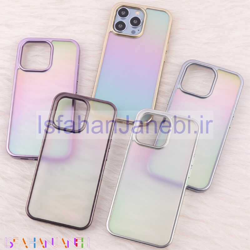 اصفهان جانبی-قاب هولوگرامی BIGC آیفون iPhone 13 Pro پشت مات دور رنگی
