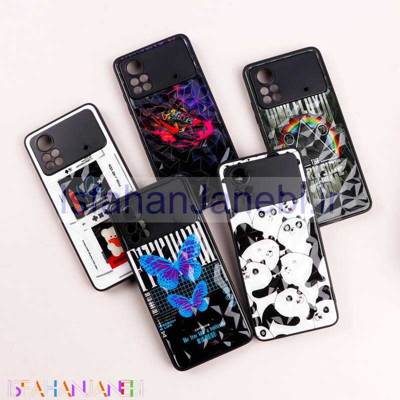 اصفهان جانبی-قاب طرحدار پشت برجسته محافظ لنزدار Xiaomi Poco X4 Pro 5G