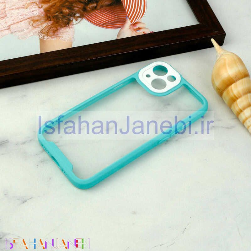 اصفهان جانبی-قاب ضد ضربه پشت شفاف Qsels محافظ لنزدار iPhone 13