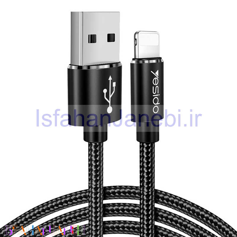اصفهان جانبی-کابل آیفونی Yesido CA58 2.4A 3m