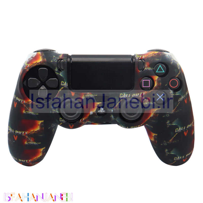 اصفهان جانبی-روکش دسته بازی PS4 طرح Call Of Duty کد 3 + روکش آنالوگ هدیه