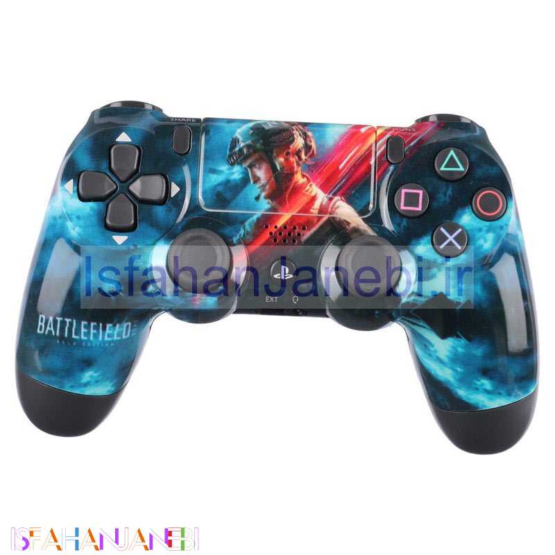 اصفهان جانبی-دسته بازی بی سیم SONY PlayStation 4 DualShock 4 High Copy طرح Battlefield 2042