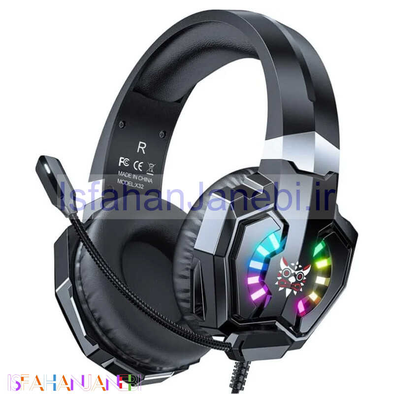 اصفهان جانبی-هدست گیمینگ سیم دار Onikuma X32
