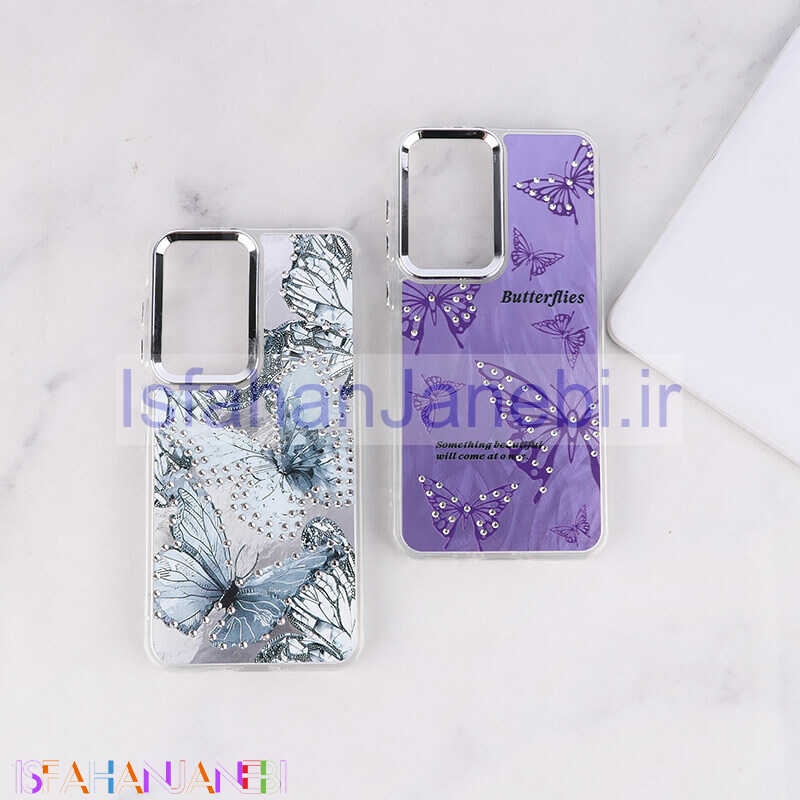 اصفهان جانبی-قاب سامسونگ Galaxy A56 طرح پروانه نگین دار