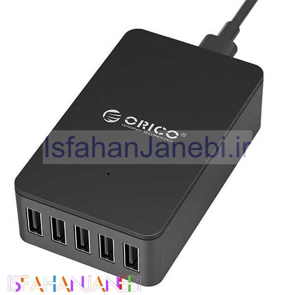 اصفهان جانبی-شارژر رومیزی 5 پورت Orico CSE-5U