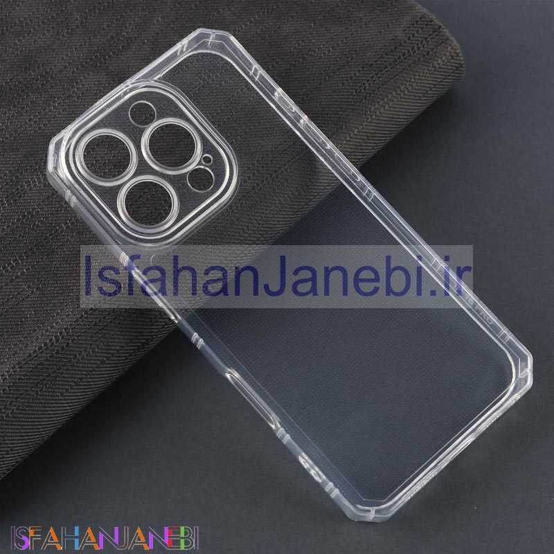 اصفهان جانبی-قاب ژله ای شفاف آیفون iPhone 16 Pro محافظ لنزدار