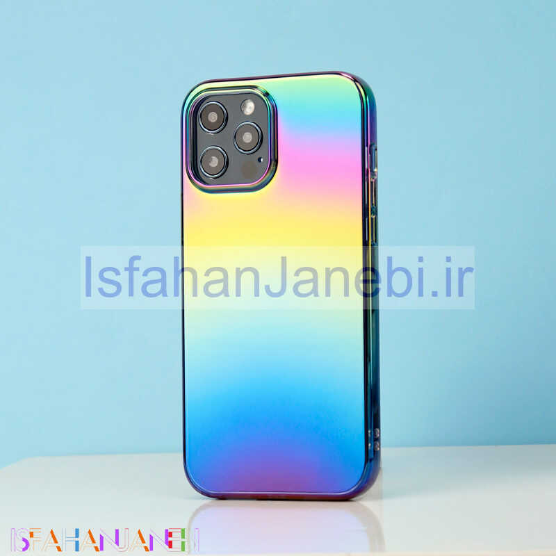 اصفهان جانبی-قاب Ranbow Keephon هولوگرامی iPhone 13 Pro