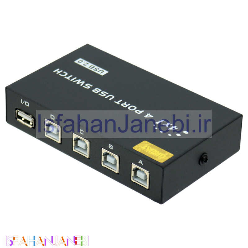 اصفهان جانبی-سوییچ پرینتر 1A4B USB Switch 4Port