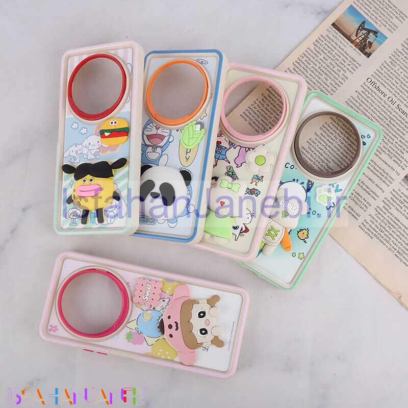 اصفهان جانبی-قاب سولید شیائومی Redmi 14C / Poco C75 عروسکی برجسته فانتزی