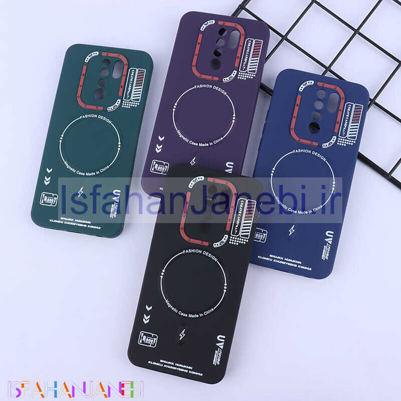 اصفهان جانبی-قاب ژله ای Dcokm شیائومی Redmi 9 / 9 Prime طرح مگ سیف محافظ لنزدار